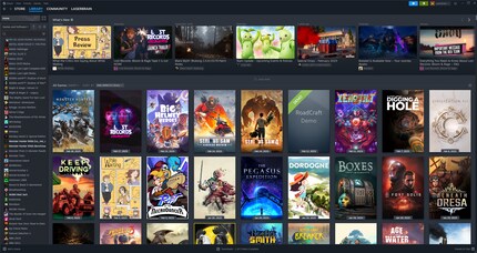 No other platform offers more games than Steam.