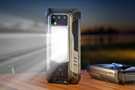 The smartphone is also a bright camping lamp.