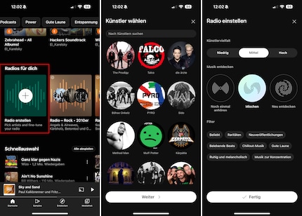 Build your own radio station. The algorithm will help with music selection.