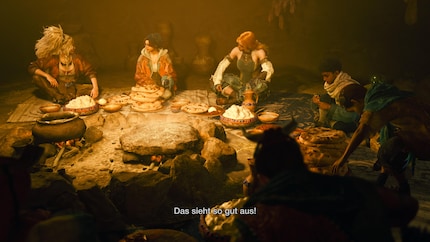 A group meal would actually be a nice moment, but the characters leave me cold.