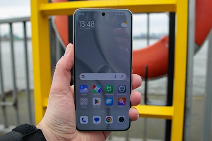 Un grand téléphone.