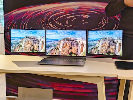 Instead of one screen, you can use three for multitasking.
