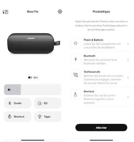 In the app, you can define the shortcut key yourself.