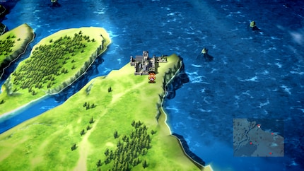 Les villes sont désormais représentées en trois dimensions sur la carte du monde. 