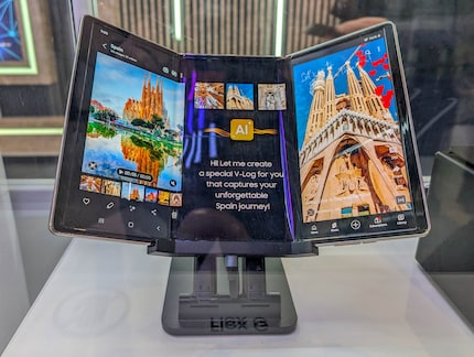 Concept d’écran double pli Flex G de Samsung Display.
