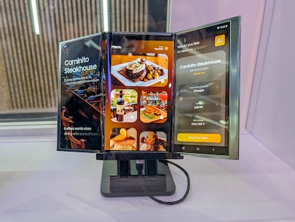 Concept d’écran double pli Flex S de Samsung Display.
