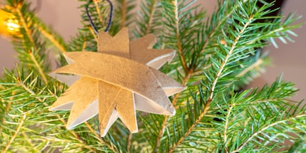 Christmas decorations ready in two minutes. 