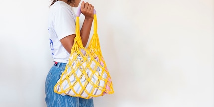 (Almost) everything fits into this spacious bag. 