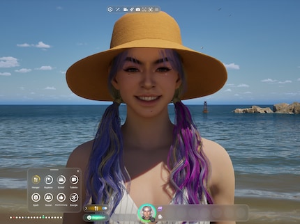 Un selfie à la plage ? Pas de problème avec «Inzoi».