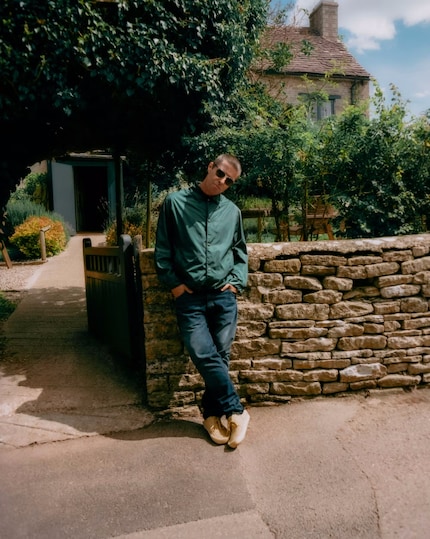 Liam Gallagher in the Liam Gallagher shoe.