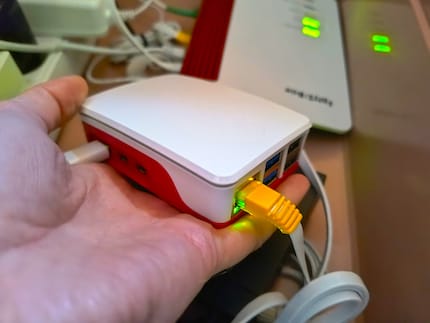Le Raspberry Pi dans son environnement naturel.
