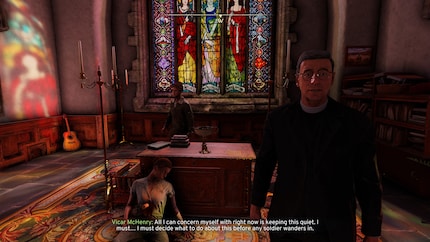 Dans cette église, ni le meurtre ni le vol ne semblent faire partie des sept péchés capitaux. Au moins, personne ne hausse les épaules quand j'emballe des choses sous leurs yeux.