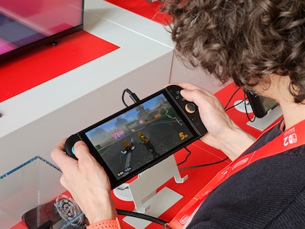 « Mario Kart World » en mode portable.