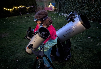 You shouldn’t expect too much from an inexpensive telescope, but the moon’s impressive regardless.