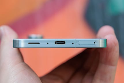The Galaxy A56 is charged via USB-C.