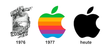 I’d like the colourful Apple logo from 1977 to make a return.