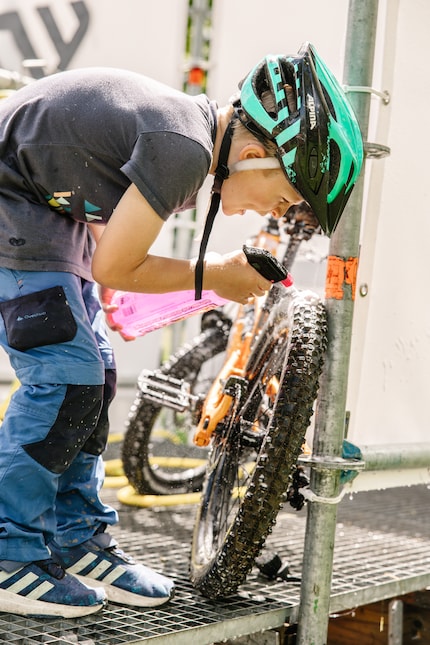 If you love your bike, take care of it. Even at the biggest bike festival in Switzerland.