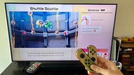 Je n’utilise pas beaucoup les Joy-Con, sauf dans les jeux Mario Party.