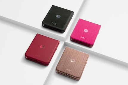 Les variantes de couleurs et de matériaux du razr 60 Ultra