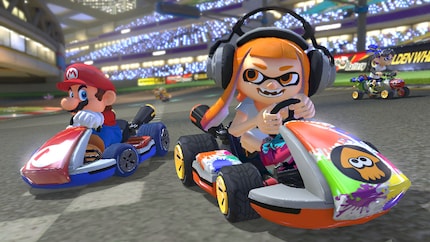 Une partie de «Mario Kart» est toujours la bienvenue.