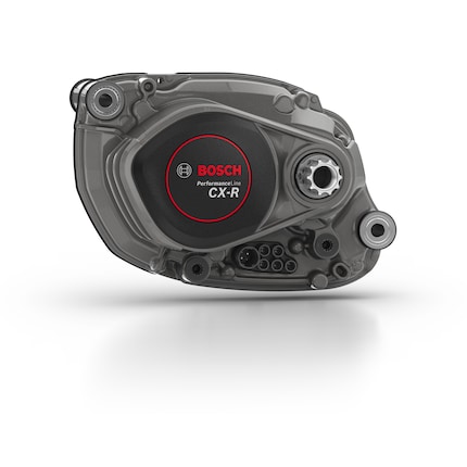 The powder-coated magnesium housing in space grey of the Performance CX-R.