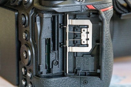 Normal and good: two card slots on the side.