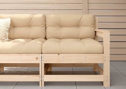 Relaxation garantie : coussin inclus, la hauteur d’assise est de 44 centimètres.