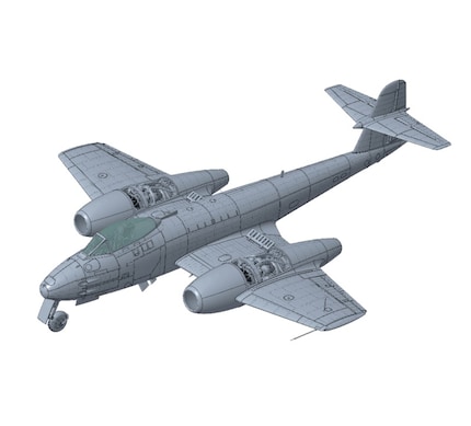 La F.8 a été la version la plus construite du Meteor, avec environ 1550 machines produites.