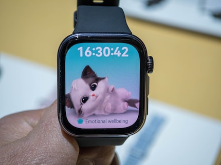Des petits animaux mignons font la pluie et le beau temps sur la Watch Fit 4.