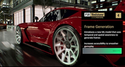 With Project Redstone, frame generation with FSR 4 should also be possible.