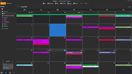 eM Client can be used both for e-mails and as a calendar.