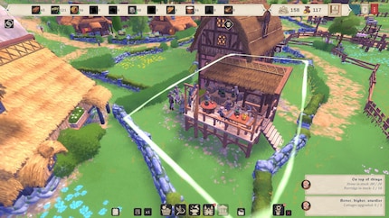 The tavern looks busy. It works without me having to do anything.