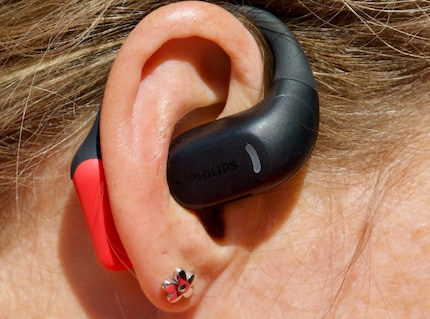 The headphones don't fit perfectly, so I can feel them while I'm wearing them.