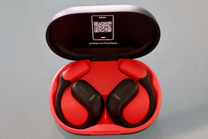 If you charge the headphones in the case, you get 28 hours of battery life.