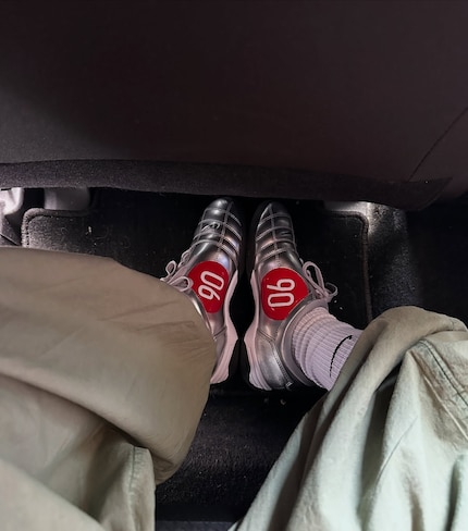 Le modèle Total 90 III de Nike - la version sans crampons du modèle original.