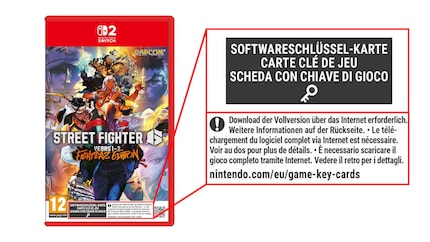 « Street Fighter 6 » sur carte clé de jeu.