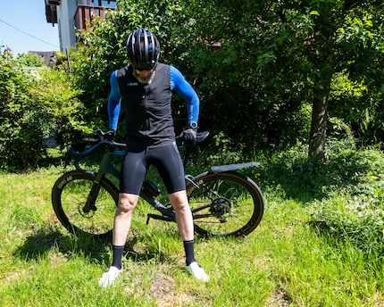 Même le matin je n’ai pas froid grâce au gilet de Dirtlej.