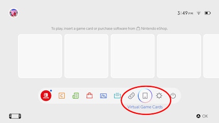 Toutes vos cartes de jeu virtuelles se trouvent ici.