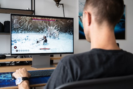 L'effet 3D ne peut pas être capturé en photo. Il fonctionne actuellement le mieux dans le jeu Soulslike «The First Berserker : Khazan».