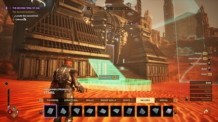La construction est rapide et intuitive.