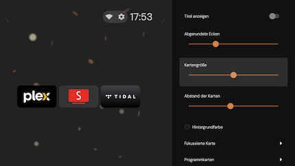 Ici, vous pouvez continuer à tuner l’apparence des applis.