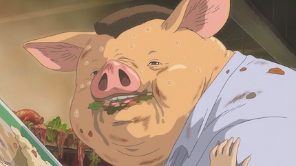 I haven’t been able to get the pig scene from Spirited Away out of my head since I was a child.