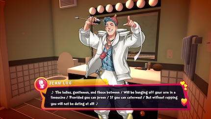 To get to know Jean Loo (yes, the names are all made up of puns) better, I have to go face to face with him in rap duels.