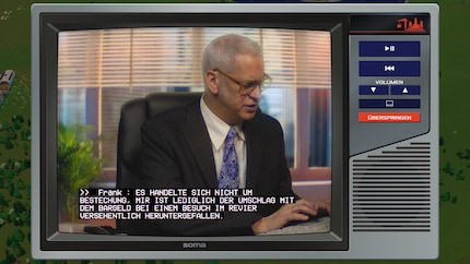 Frank Wilson and bribery? Oh, he accidentally dropped the cash.