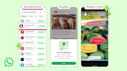 C'est ainsi que Meta présente les trois formes de publicité dans WhatsApp.