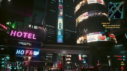 Cyberpunk 2077 runs better than on a PS4 and is comparable to the Xbox Series S version in the dock.