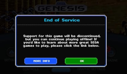 Le support de ce jeu est interrompu, mais vous pouvez toujours jouer hors ligne ! Si vous voulez en savoir plus sur les grands jeux SEGA, cliquez sur le lien ci-dessous.