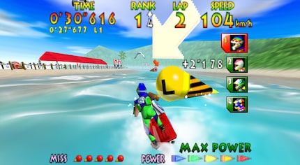 The waves in Wave Race looked photorealistic to us back then.
