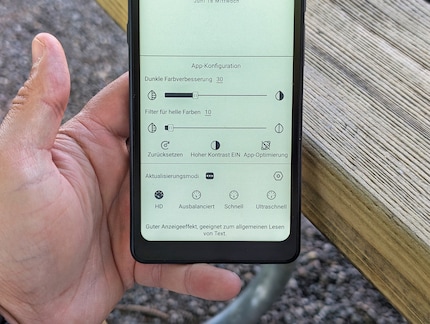 Les paramètres d’image peuvent être modifiés pour chaque application.