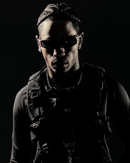 Travis Scott pour Oakley.